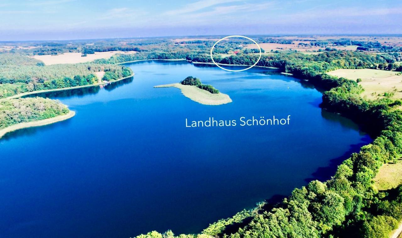 פלדברג Landhaus Schoenhof מראה חיצוני תמונה